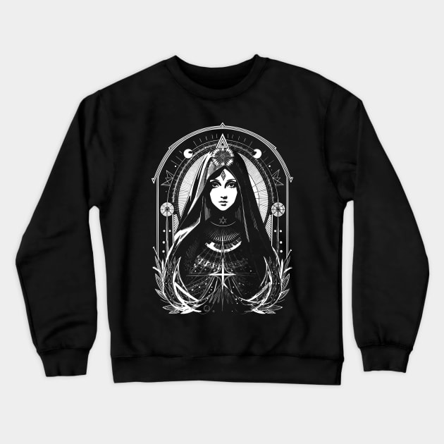 Witchcraft Occult Crewneck Sweatshirt by Nerdlight Shop